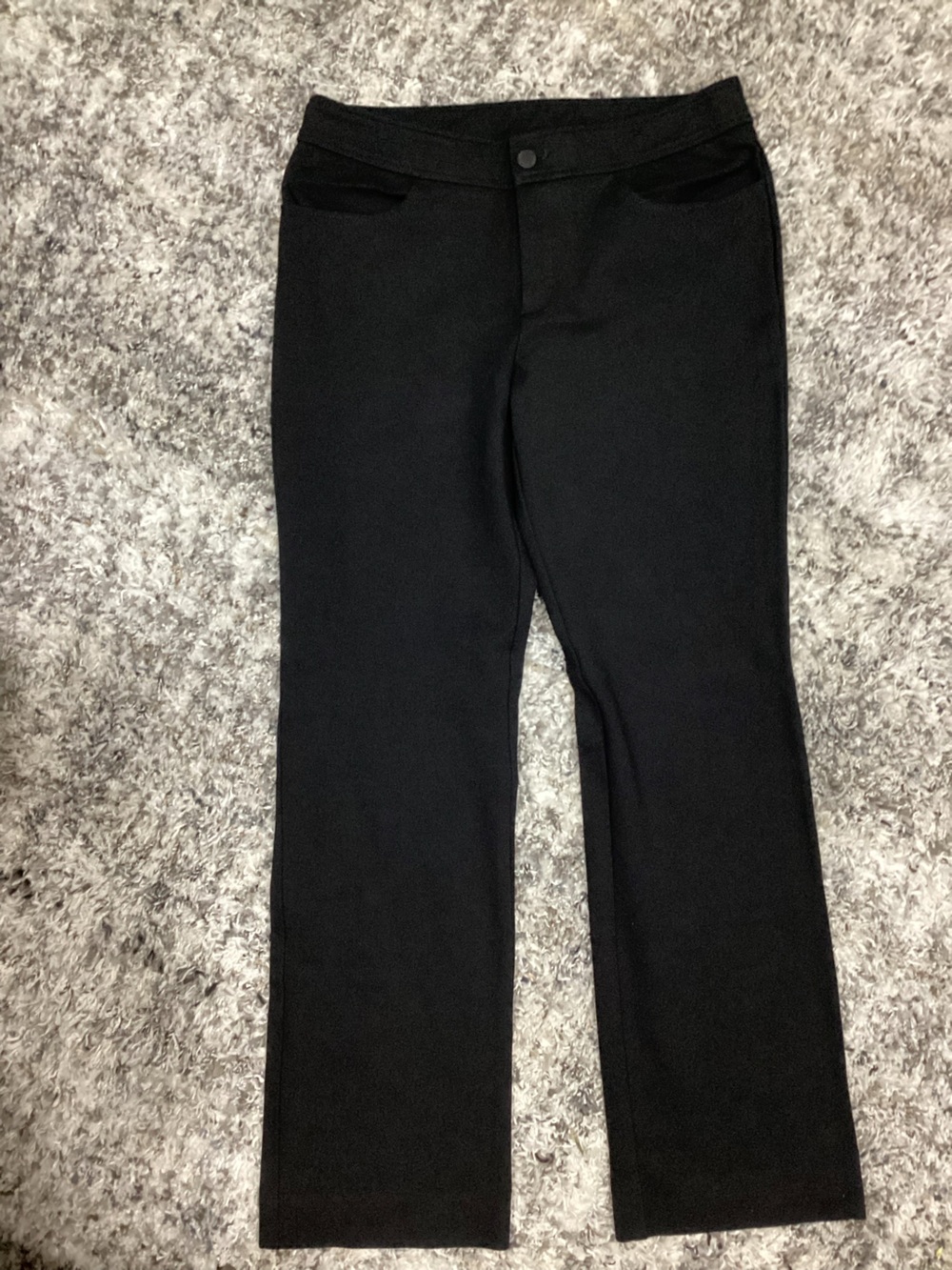 Anne Klein Black Straight-Leg Women's Jeans